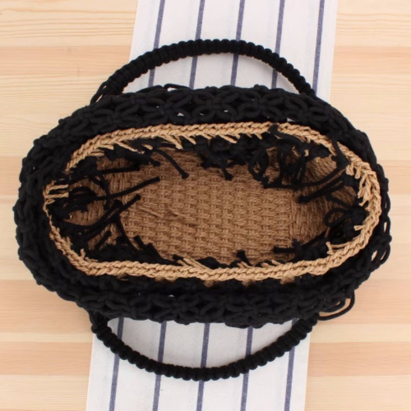 Crochet Market Bag Casual Woven Bag