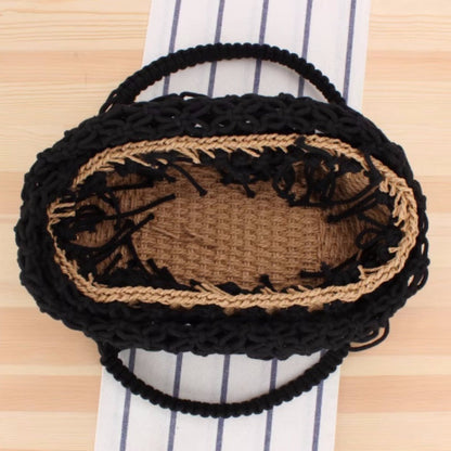 Crochet Market Bag Casual Woven Bag