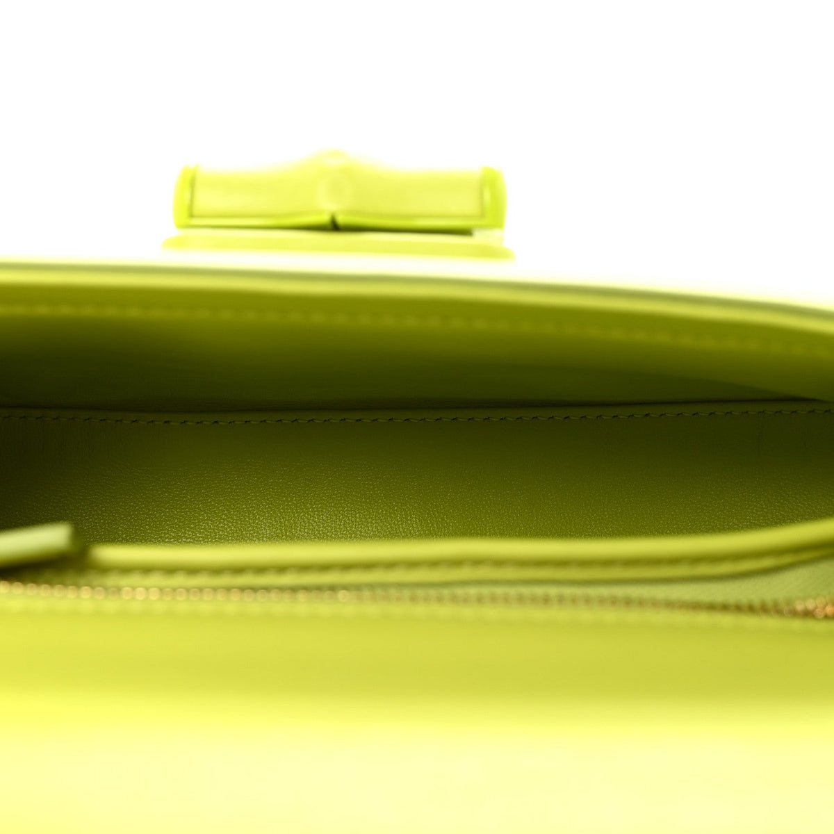 Calfskin Medium Bamboo Diva Green
