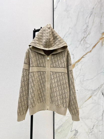 DIOR 25S ZIP-UP KNIT JACKET 544