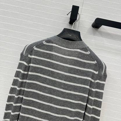 CD 25 Cardigan Grey Linen Cashmere