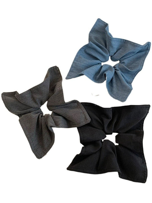 Clio - Durable Square Fabric Hair Ties - Simple &amp; Chic