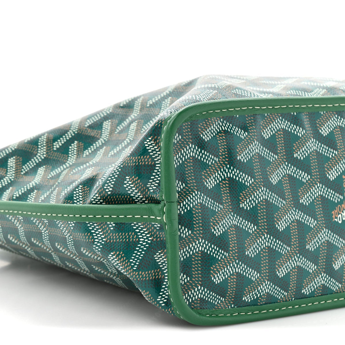 Goyardine Reversible Mini Anjou Green