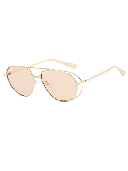 Ada Metal Aviator Sunglasses