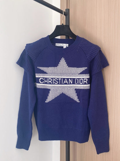 Dior 2025 Long-Sleeve Shirt with Logo Pattern Wool