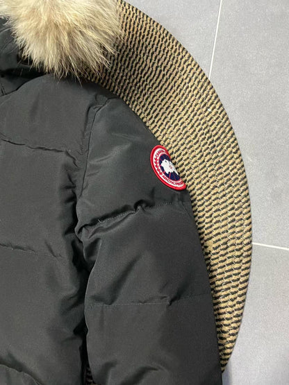 C. Goose Women's Chelsea Parka Black Cotton