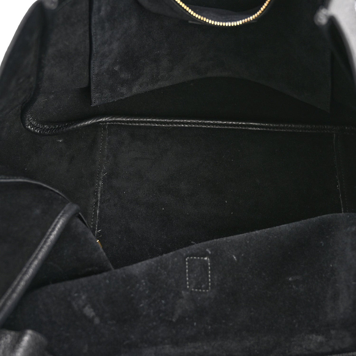 Grained Deerskin Bea Tote Black