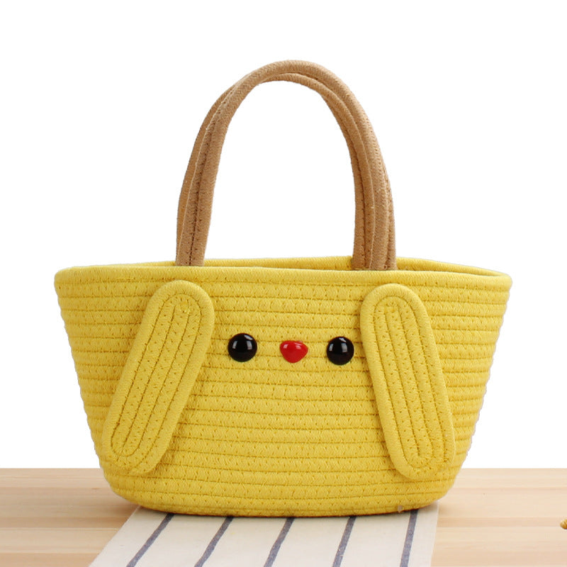 Crochet Market Bag Cartoon Cute Bag