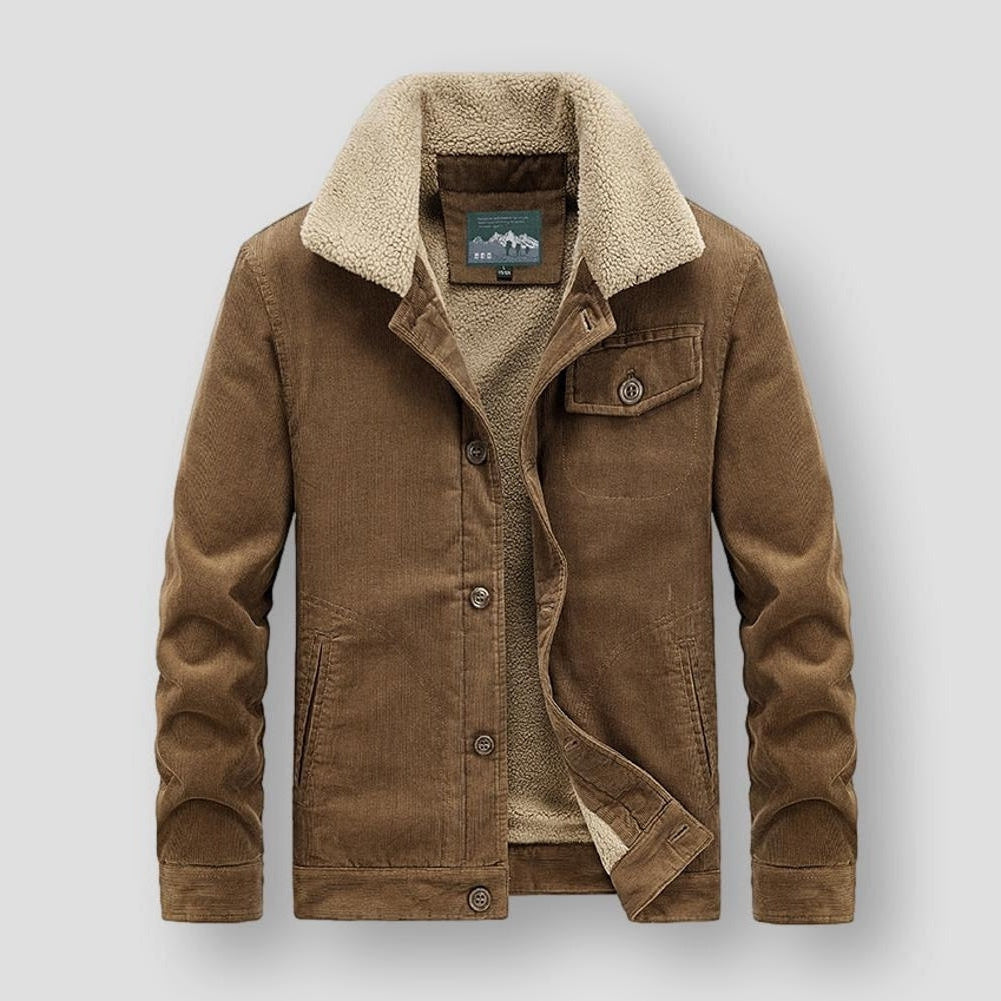 Saint Morris Corduroy Fleece Jacket