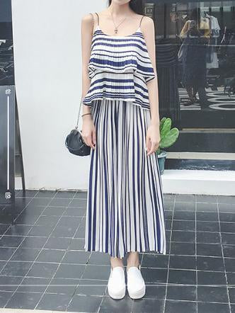Wide Leg Pants Set