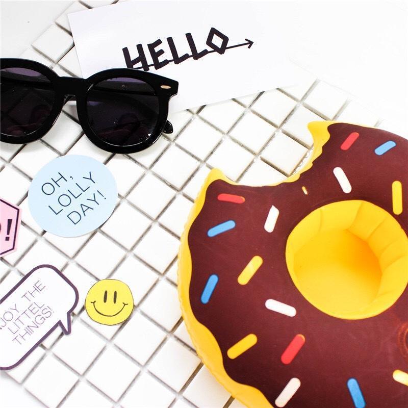 Donuts Inflatable Floating Drink Holder Swimming Toy