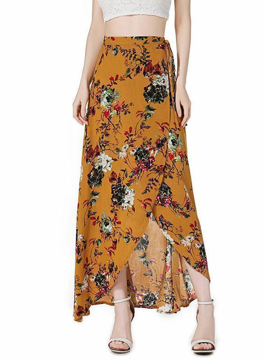 Green Maxi Skirt