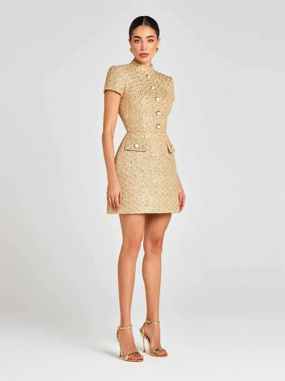 Heidi Tweed Mini Dress