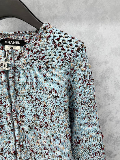 CC 2025 Jacket Blue Mix Colors Wool 325862