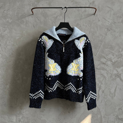 LV Knit Cardigan Sweater 494191