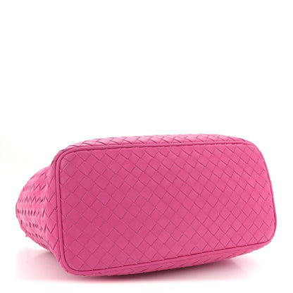 Nappa Intrecciato Small Shoulder Bag Rosa Shock