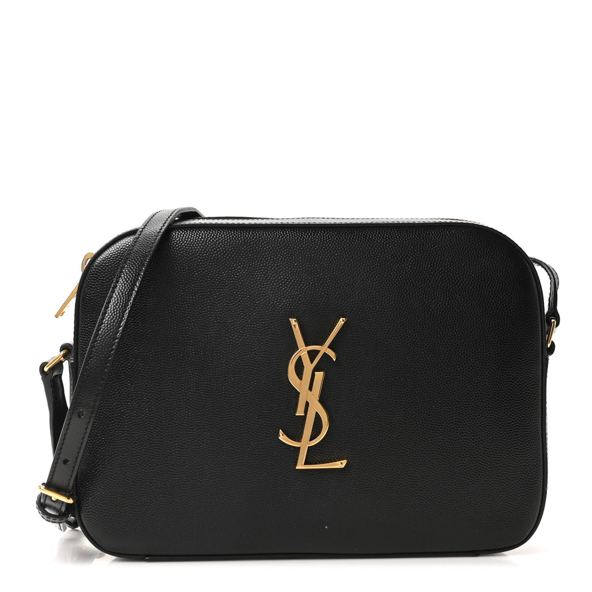 Grain De Poudre Medium Classic Monogram Camera Bag Black