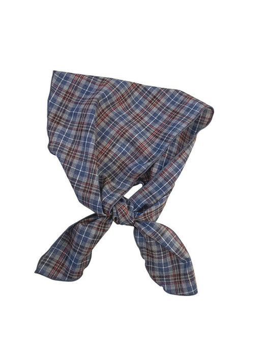 Scarvii - Elegant Japanese plaid scarf – versatile and fashionable