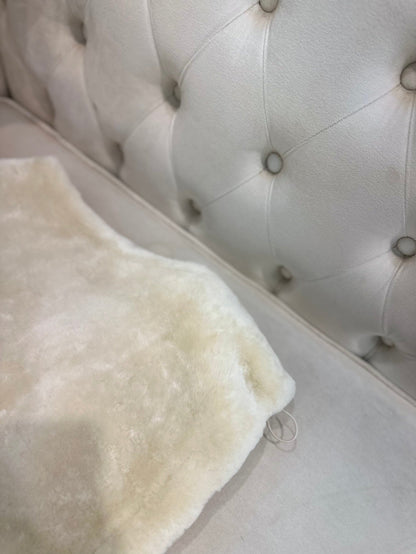 Fendi 25AW Merino Shearling White Vest