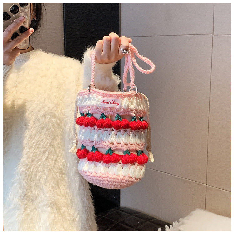 Crochet Granny Square Bag Cute Countercolor Shoulderbag
