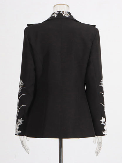 Rosamund Vintage Embroidered Blazer