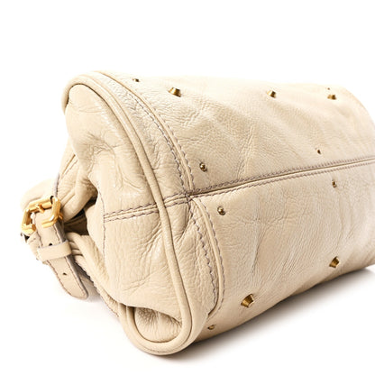 Calfskin Medium Paddington Satchel Beige