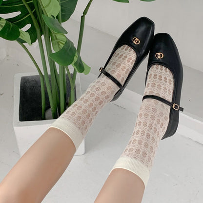 Rufia - Color-Blocked Breathable Mesh Socks