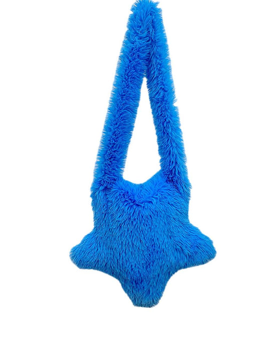 Furry Large Capacity Star-shaped Shoulder Bag