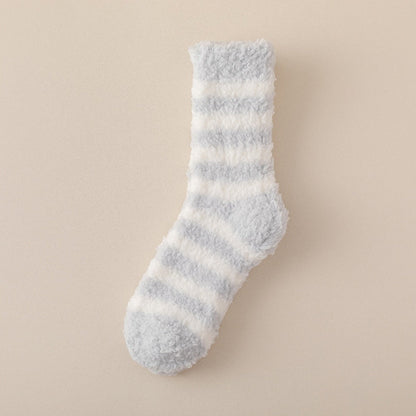 Rufia - Colorful Striped Towel Socks