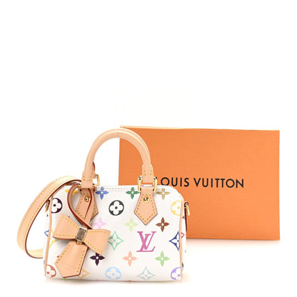 LV X TM Monogram Multicolor Nano Speedy White