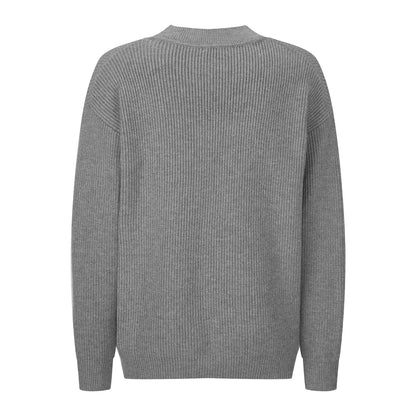 CD V-neck Sweater Grey Polyamide Wool