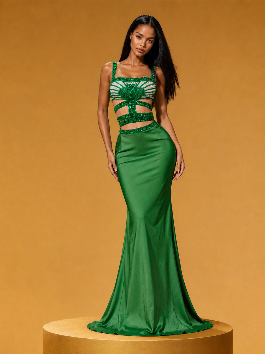 Seraphina Rhinestone Two Piece Set