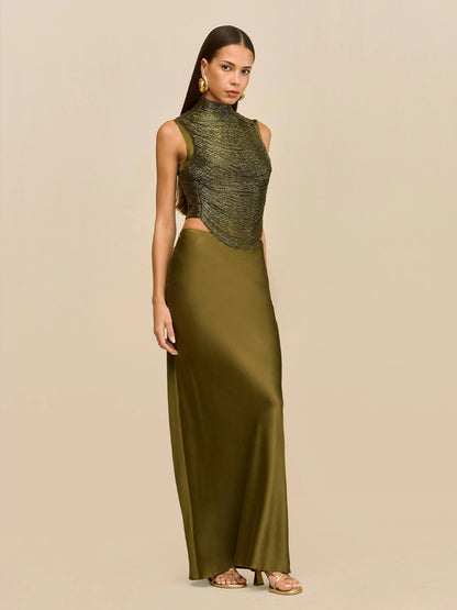 Savannah Maxi Dress In Green