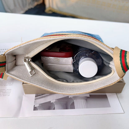 Cosbai - Cute Cartoon Crossbody Bag With Zipper