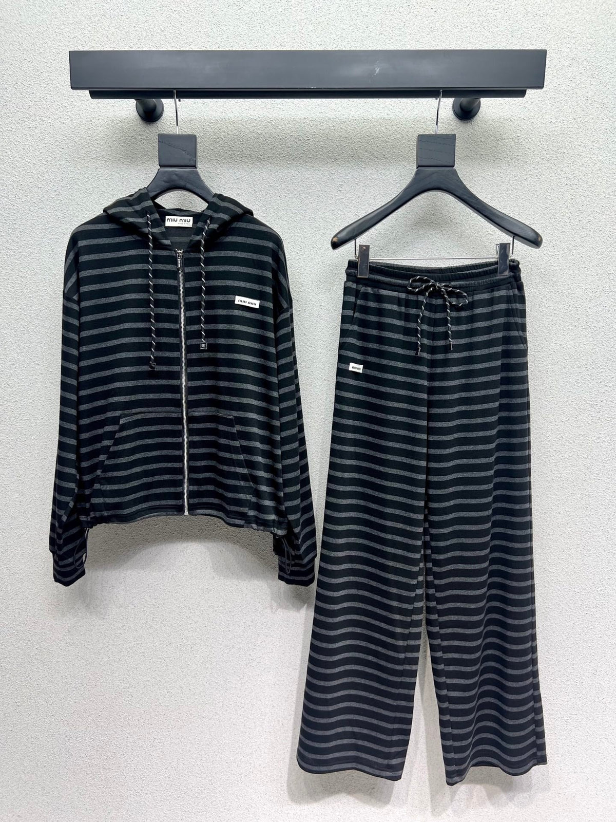 MIUMIU JACKET AND WIDE-LEG PANTS SET STYLE 13