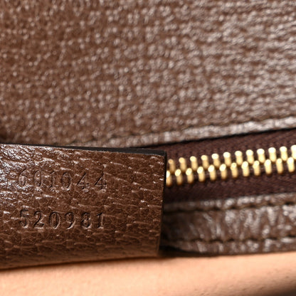 GG Supreme Monogram Web Small Ophidia Flap Messenger Bag Brown