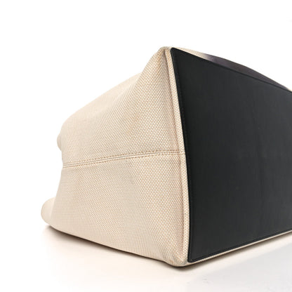 Canvas Large Eiffel Tower Toujours Beige Black