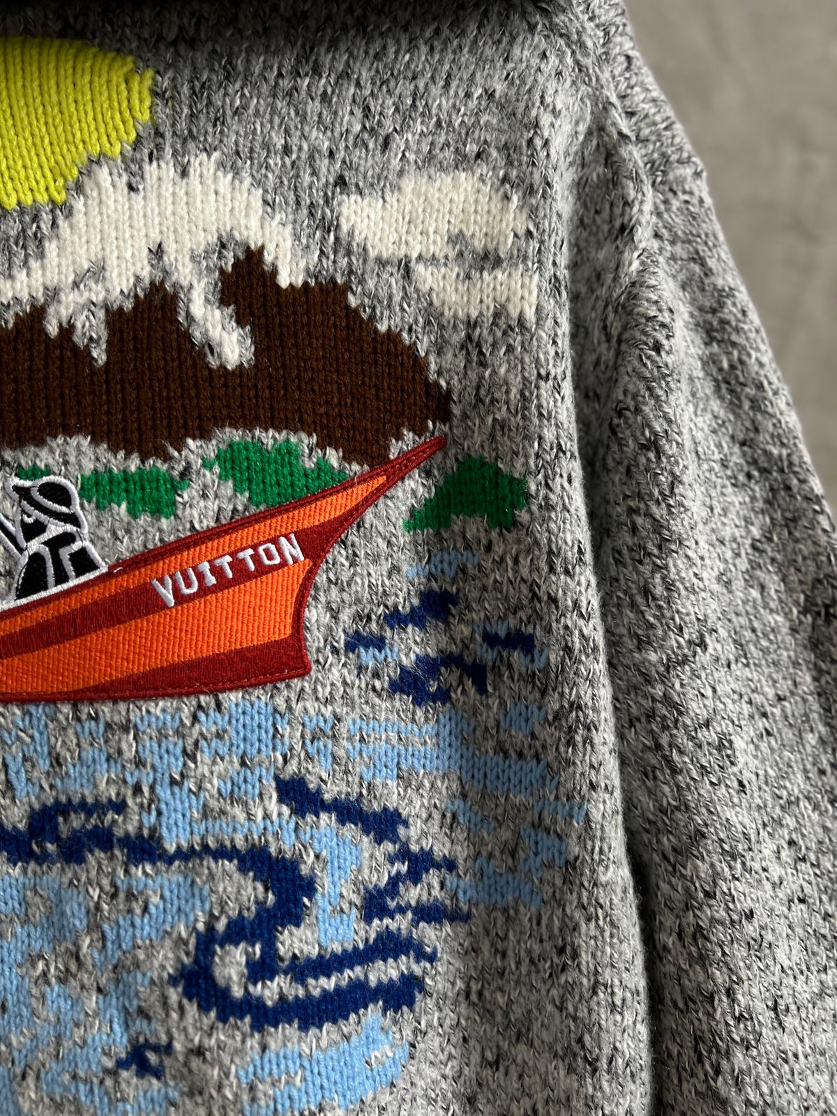 LV Knit Sweater Sailboat 494192