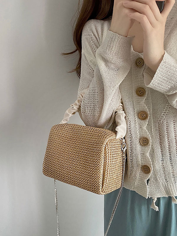 Vintage Weave Handbag Bags Accessories