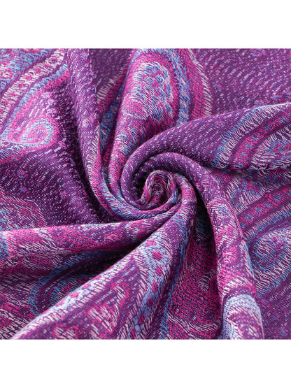 Sscarvii - Bohemian Paisley Tassel Scarf