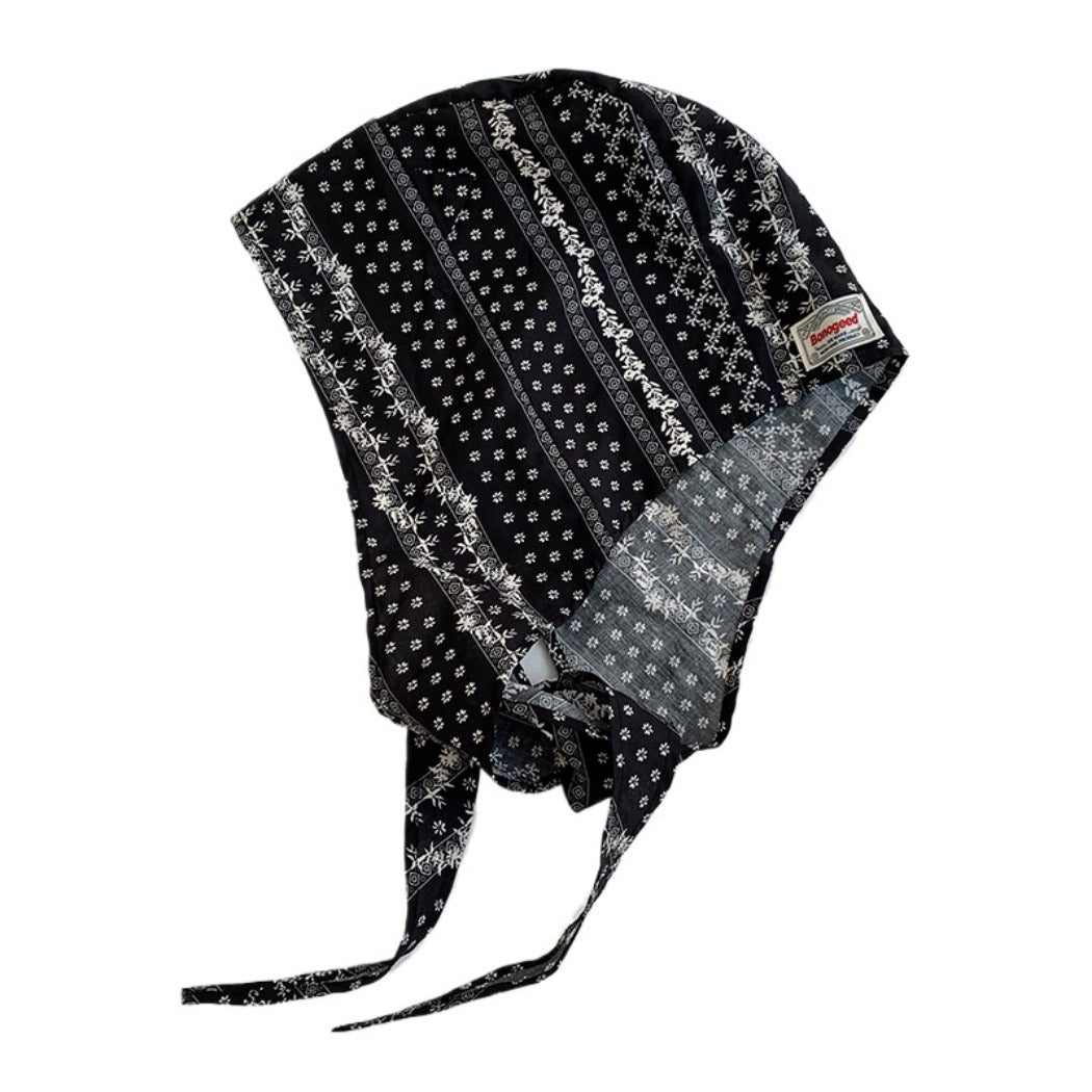 Haila - Fashion Print Hat-shaped Headscarf - Light &amp; Stylish