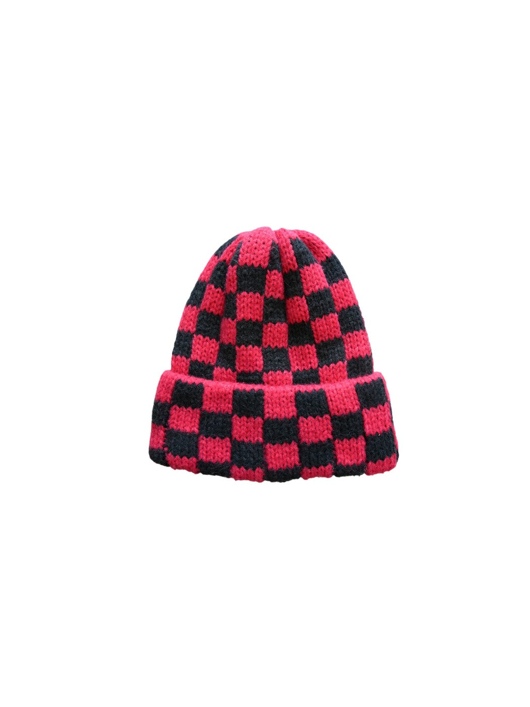 Haila - Winter Checkered Knitted Beanie