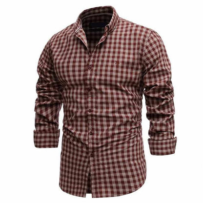 Sky Madrid Checkered Long Sleeve Shirt