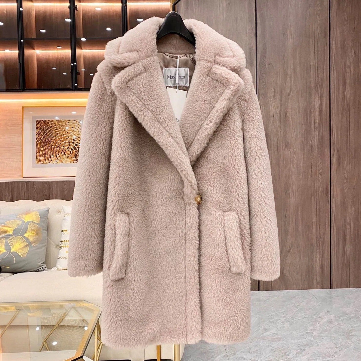 MAX MARA 25S TEDDY SHORT JACKET 074
