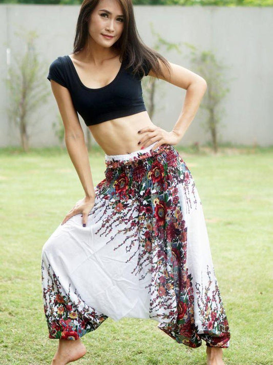 Digital Printed Women'S Elastic Waist Loose Yoga Casual Pants