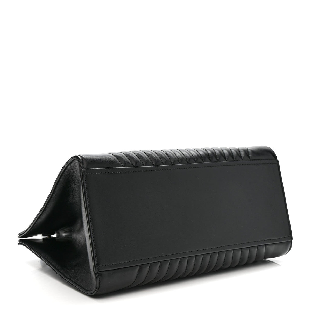 Soft Calfskin Impunture Diagramme Tote Black
