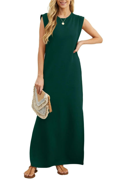 Women's Casual Loose Split Wrinkle-Free Maxi Dress
