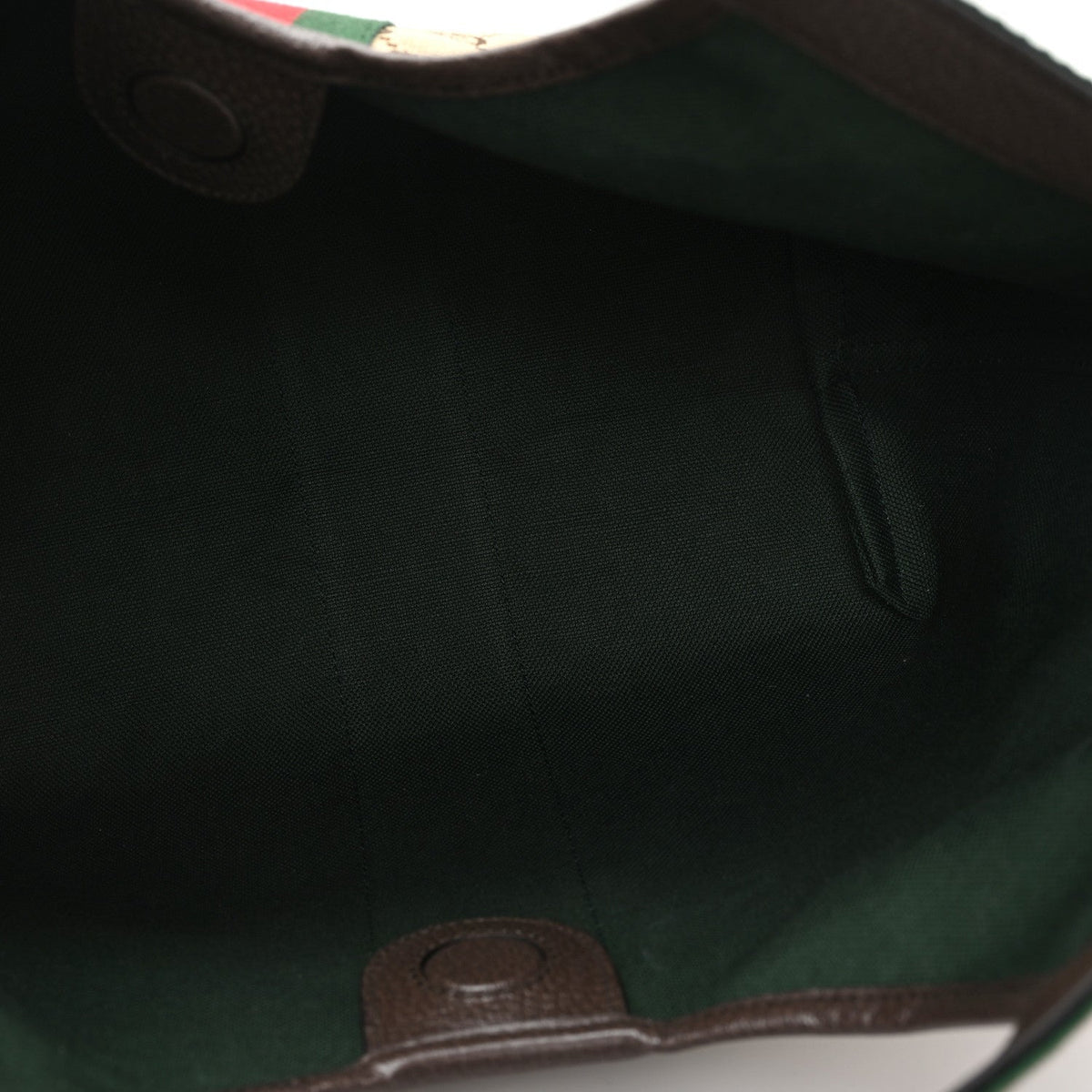 Monogram Web Small Giglio Tote Bag Beige Dark Brown