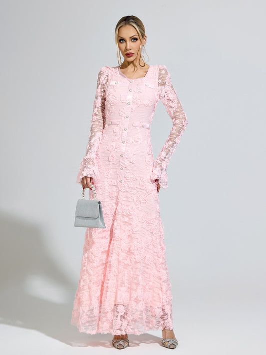 Phoebe Pink Mermaid Formal Dress