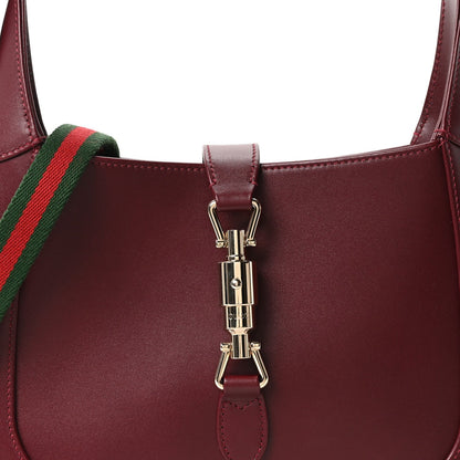 Ancora Calfskin Medium Jackie Shoulder Bag Rosso